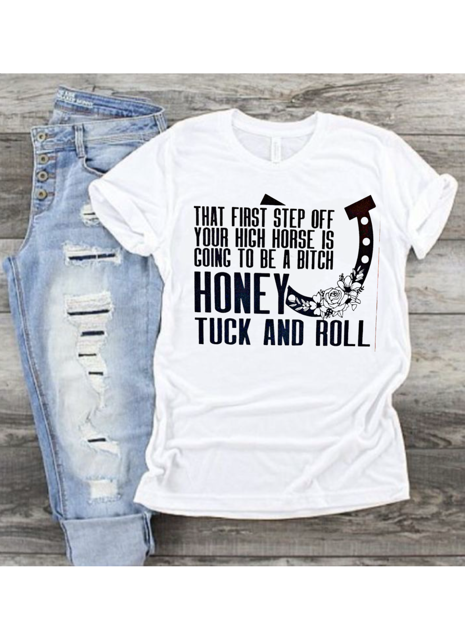 That First Step Off Your High Horse....Tuck and Roll