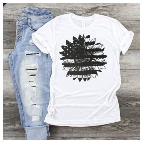 Patriotic Sunflower
