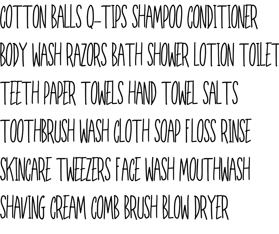 Bathroom Words, Stickers, Labels, Organizing, Vinyl, Decals, Farmhouse Decor, DIY, Arts & Crafts, Home Decor, Container Labels, Accessories