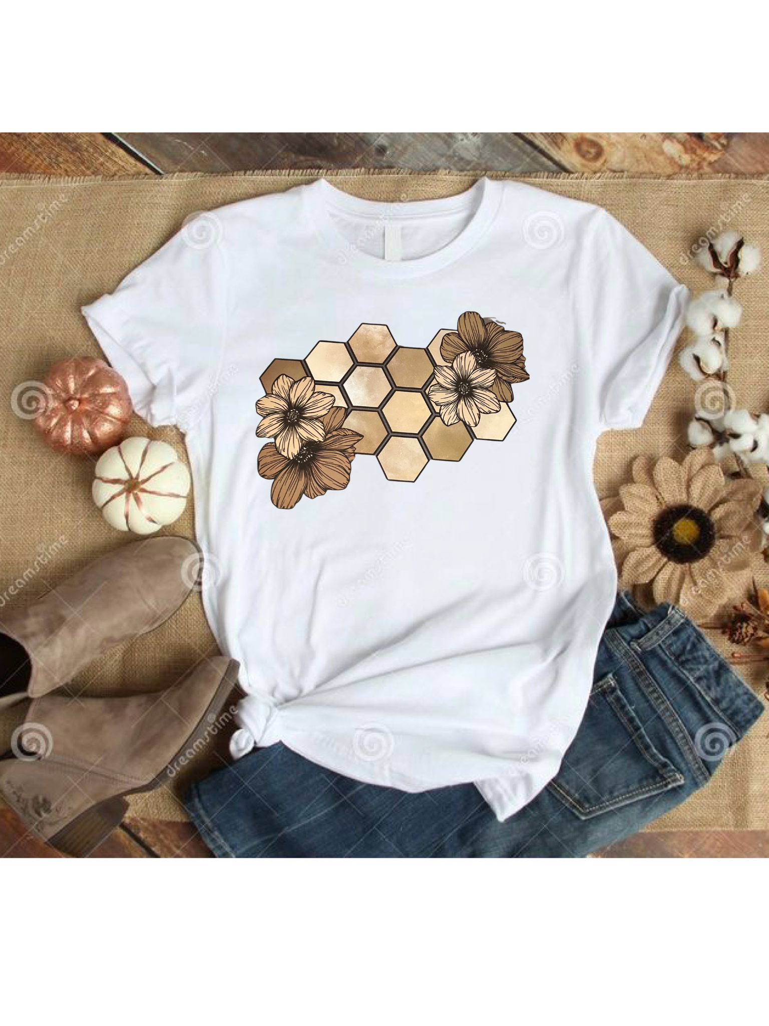 Floral Honey Comb