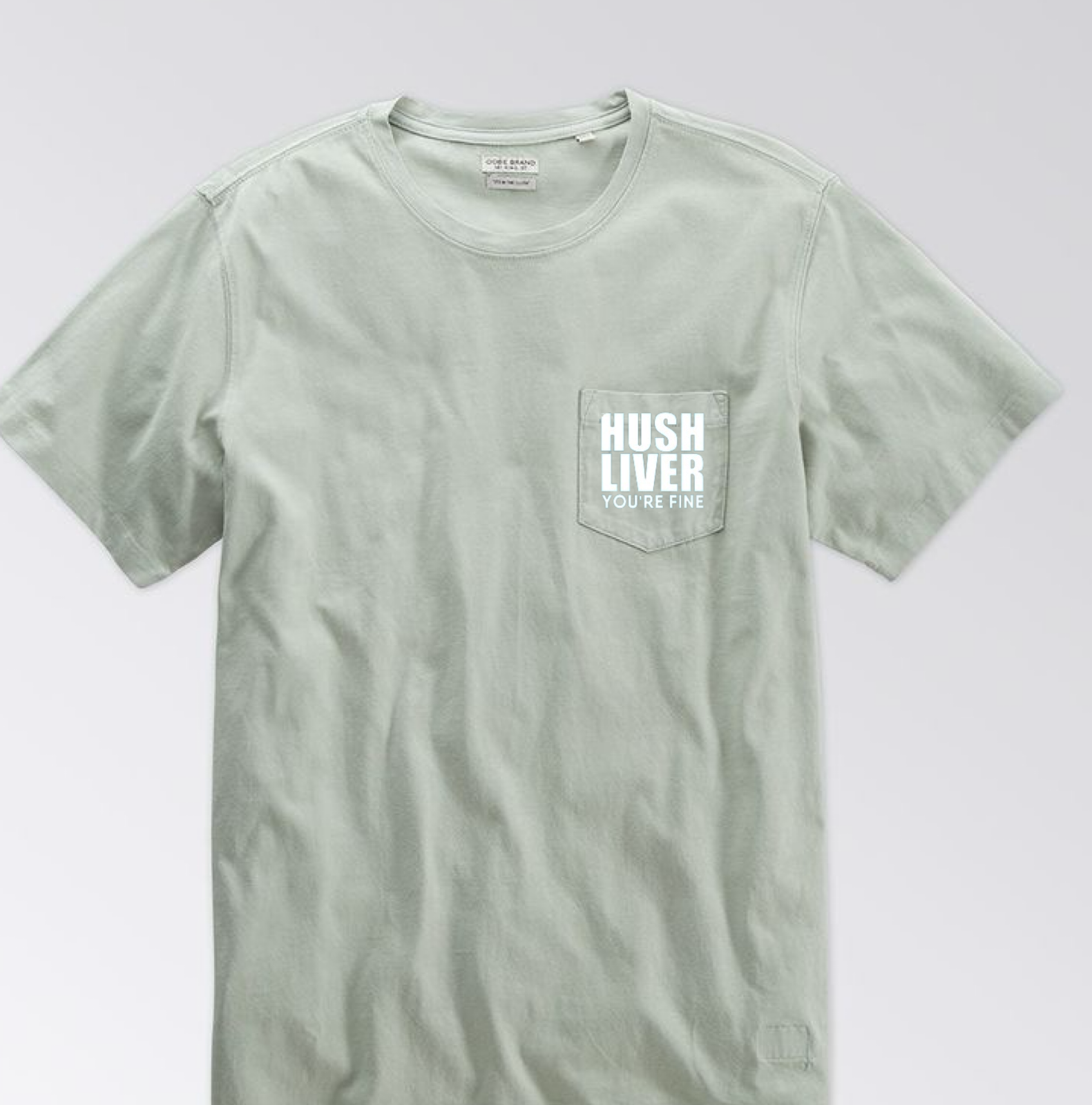Hush Liver You're Fine- Black (Pocket/Koozie)