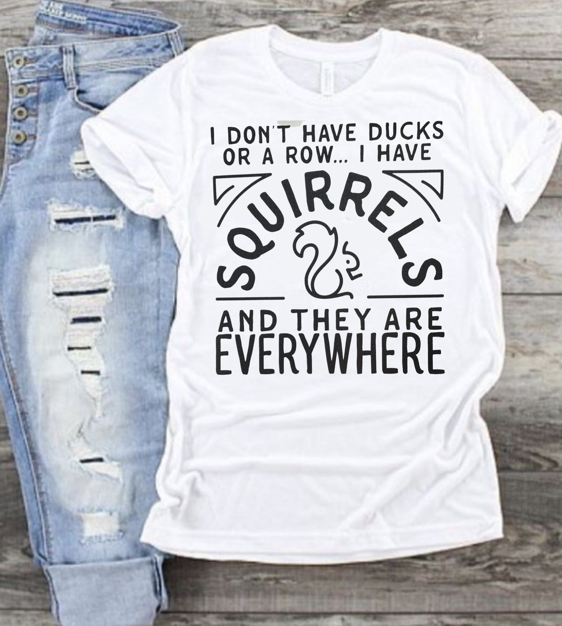 I Don't Have Ducks or a Row...I Have Squirrels and They Are Everywhere