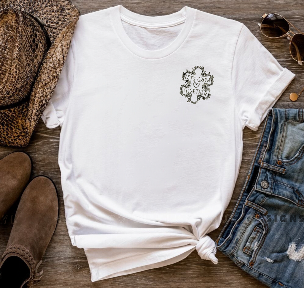 Let's Grow Together (pocket/koozie)