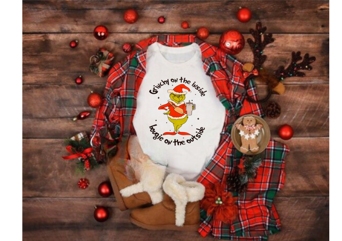 Grinchy on the inside bougie on the outside