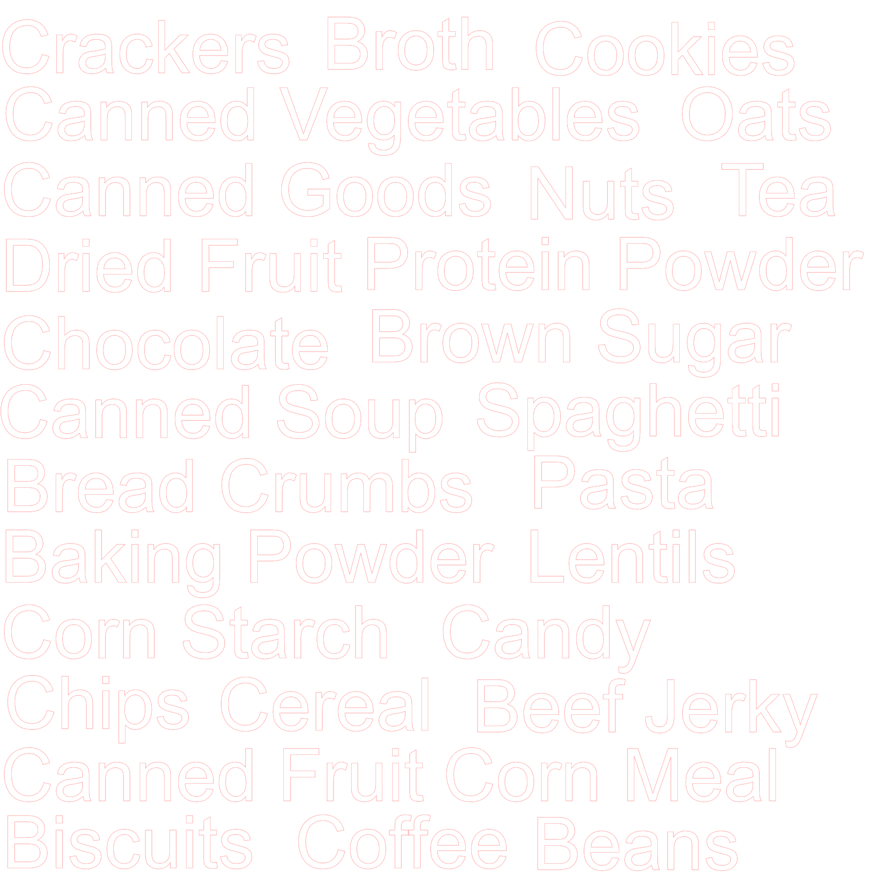 Pantry organization labels 1