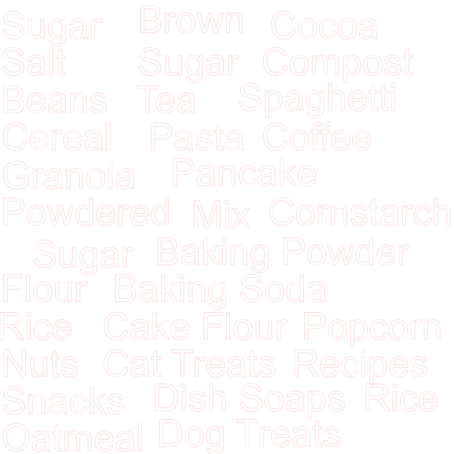 Pantry organization labels 1