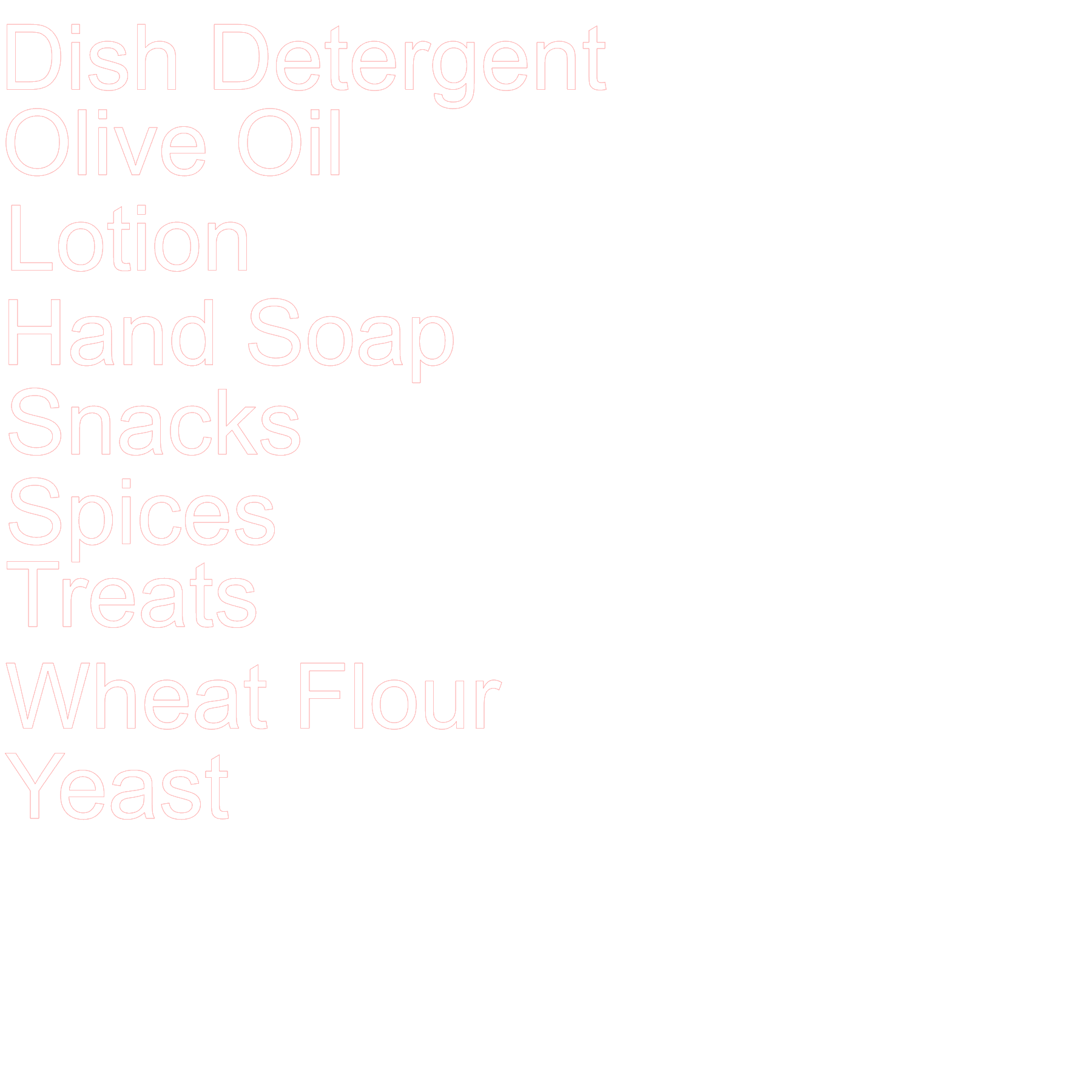 Pantry organization labels 1