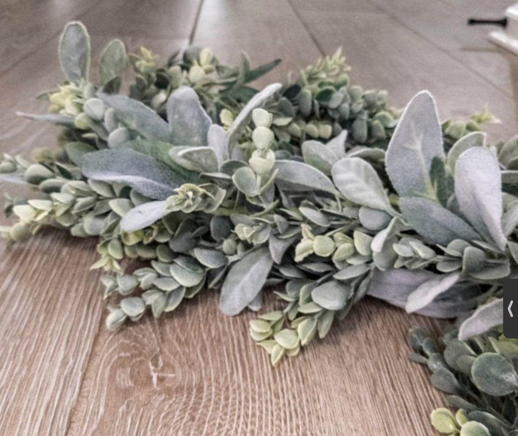 Faux Eucalyptus & Lambs Ear Garland, Table Runner, Wreath, Wedding Greenery, Fall Decor, Greenery, Home Decor, Farmhouse, Faux