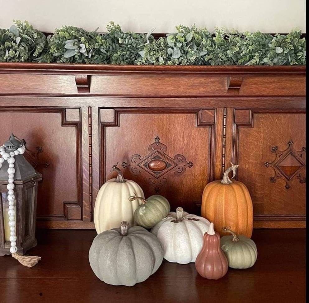 Faux Eucalyptus & Lambs Ear Garland, Table Runner, Wreath, Wedding Greenery, Fall Decor, Greenery, Home Decor, Farmhouse, Faux